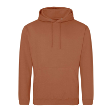 Just Hoods Uniszex laza szabású kapucnis pulóver AWJH001, Ginger Biscuit-L