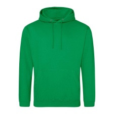 Just Hoods Uniszex laza szabású kapucnis pulóver AWJH001, Kelly Green-3XL férfi pulóver, kardigán