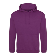 Just Hoods Uniszex laza szabású kapucnis pulóver AWJH001, Magenta Magic-XS férfi pulóver, kardigán