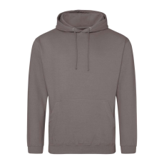 Just Hoods Uniszex laza szabású kapucnis pulóver AWJH001, Mocha Brown-XS