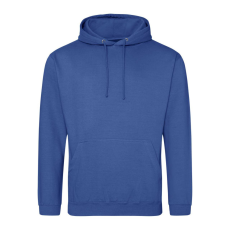 Just Hoods Uniszex laza szabású kapucnis pulóver AWJH001, Royal Blue-L