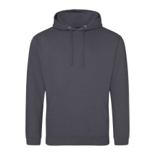 Just Hoods Uniszex laza szabású kapucnis pulóver AWJH001, Shark Grey-2XL férfi pulóver, kardigán