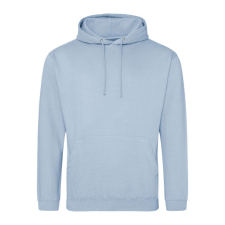 Just Hoods Uniszex laza szabású kapucnis pulóver AWJH001, Sky Blue-L férfi pulóver, kardigán