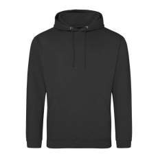 Just Hoods Uniszex laza szabású kapucnis pulóver AWJH001, Storm Grey-L