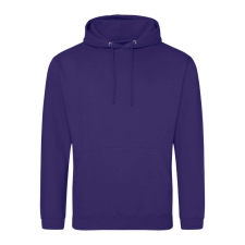 Just Hoods Uniszex laza szabású kapucnis pulóver AWJH001, Ultra Violet-XL férfi pulóver, kardigán