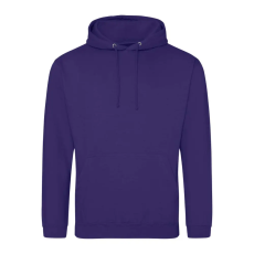 Just Hoods Uniszex laza szabású kapucnis pulóver AWJH001, Ultra Violet-XS