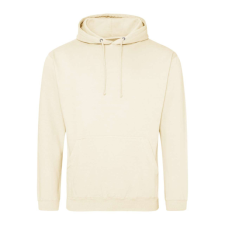 Just Hoods Uniszex laza szabású kapucnis pulóver AWJH001, Vanilla Milkshake-L férfi pulóver, kardigán