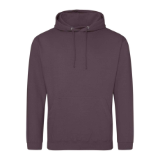Just Hoods Uniszex laza szabású kapucnis pulóver AWJH001, Wild Mulberry-3XL