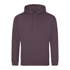Just Hoods Uniszex laza szabású kapucnis pulóver AWJH001, Wild Mulberry-XL férfi pulóver, kardigán