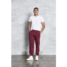 Just Hoods Uniszex nadrág Just Hoods AWJH072 College Cuffed Jogpants -XL, Heather Grey női nadrág
