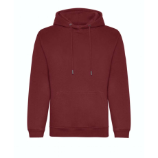 Just Hoods Uniszex organikus kapucnis pulóver AWJH201, Burgundy-L