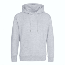 Just Hoods Uniszex organikus kapucnis pulóver AWJH201, Heather Grey-S férfi pulóver, kardigán