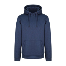 Just Hoods Uniszex poliészter sport kapucnis pulóver AWJH006, Blue Melange-M