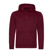 Just Hoods Uniszex poliészter sport kapucnis pulóver AWJH006, Burgundy-2XL férfi pulóver, kardigán