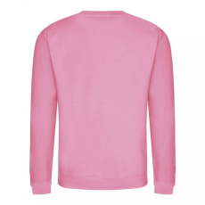 Just Hoods Uniszex pulóver Just Hoods AWJH030 Awdis Sweat -L, Candyfloss Pink