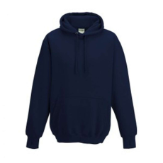 Just Hoods Uniszex vastag kapucnis pulóver AWJH020, French Navy-XL
