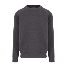 Just Hoods Uniszex vastag környakas pulóver AWJH130, Charcoal-L