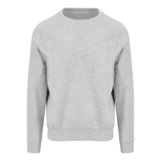 Just Hoods Uniszex vastag környakas pulóver AWJH130, Heather Grey-2XL