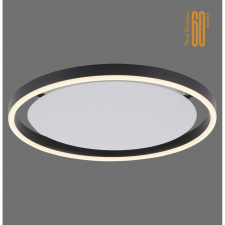 Just Light. Ritus LED-es mennyezeti lámpa 39 cm átmérő Antracit világítás