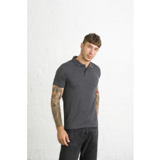 Just Polos Férfi galléros póló Just Polos JP001 Tri-Blend polo -M, Heather Red