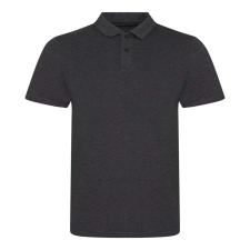 Just Polos JP001 tri-blend galléros férfi póló Just Polos, Heather Charcoal-M férfi póló