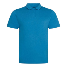 Just Polos JP001 tri-blend galléros férfi póló Just Polos, Heather Sapphire Blue-M