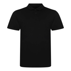 Just Polos JP001 tri-blend galléros férfi póló Just Polos, Solid Black-XL