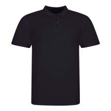 Just Polos JP100 mikropiké unisex galléros póló Just Polos, Deep Black-M férfi póló