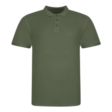 Just Polos JP100 mikropiké unisex galléros póló Just Polos, Earthy Green-XL férfi póló