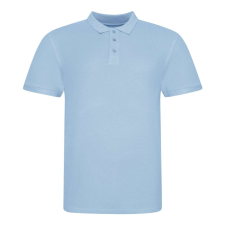 Just Polos JP100 mikropiké unisex galléros póló Just Polos, Sky Blue-3XL férfi póló