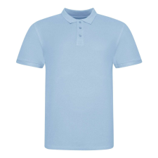 Just Polos JP100 mikropiké unisex galléros póló Just Polos, Sky Blue-S férfi póló