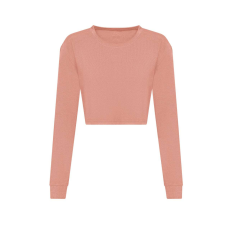 Just Ts Hasig érő hosszu ujjú Női póló, Just Ts JT016, Dusty Pink-XL