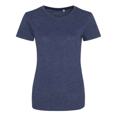 Just Ts JT001F tri-blend Női rövid ujjú póló Just Ts, Heather Navy-XS