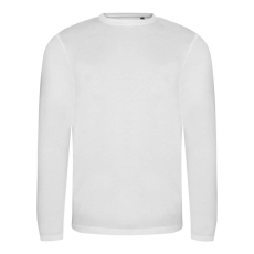 Just Ts JT002 tri-blend hosszú ujjú férfi póló Just Ts, Solid White-2XL