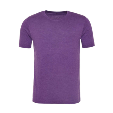 Just Ts JT099 mosott hatású unisex rövid ujjú póló Just Ts, Washed Purple-XS