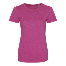 Just Ts Női márga hatású rövid ujjú póló, Just Ts JT030F, Space Pink/White-L