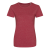 Just Ts Női márga hatású rövid ujjú póló, Just Ts JT030F, Space Red/White-S