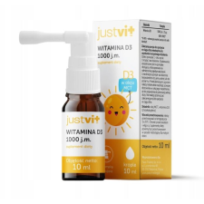 Justvit D3-vitamin 1000 NE, cseppek, 10 ml vitamin és táplálékkiegészítő