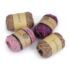  Juta fonal csomag - Rózsaszín-lila dekorációs kellék