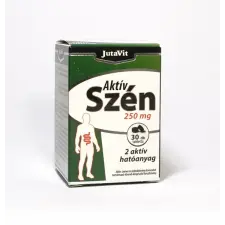 JutaVit Aktív Szén tbl. 30x 250mg vitamin és táplálékkiegészítő