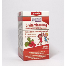 JutaVit C-vitamin 100mg gyermekeknek Acerola kivonattal - 60 db vitamin és táplálékkiegészítő