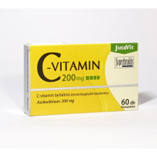 JutaVit C-vitamin 200mg tabletta - 60 db – bliszteres vitamin és táplálékkiegészítő