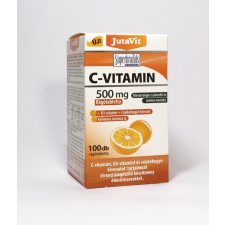 JutaVit C-vitamin 500mg rágótabletta+D3+csipkebogyó kivonat 100 db(narancs) vitamin és táplálékkiegészítő