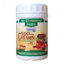 JutaVit C-Vitamin+D3 500 mg csipkebogyó kivonattal tabletta 100 db vitamin és táplálékkiegészítő