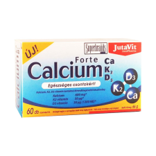  JUTAVIT CALCIUM FORTE CA/K2/D3 TABLETTA  60X vitamin és táplálékkiegészítő