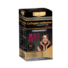 JutaVit Collagen Exclusive Gummy Vitamin Cukormentes 60 db gyógyhatású készítmény