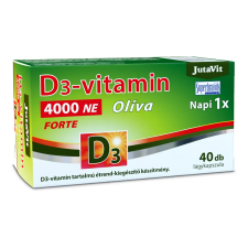 JutaVit D3-vitamin 4000 NE Oliva Forte lágy kapszula 40db alapvető élelmiszer