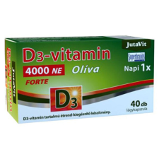JutaVit D3-vitamin Forte 4000NE olíva lágykapszula 40x vitamin és táplálékkiegészítő