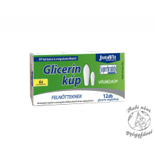 JutaVit Glicerin végbélkúp 2500mg Felnőtteknek, 12 db intim higiénia
