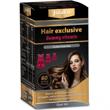  Jutavit hair exclusive gummy vitamin cukormentes 60 db vitamin és táplálékkiegészítő